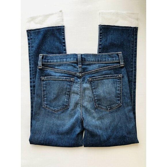 J Brand Denim Ruby High Rise Cropped Cigarette Jeans Size 25 Gossamer JB001570 - Picture 3 of 12
